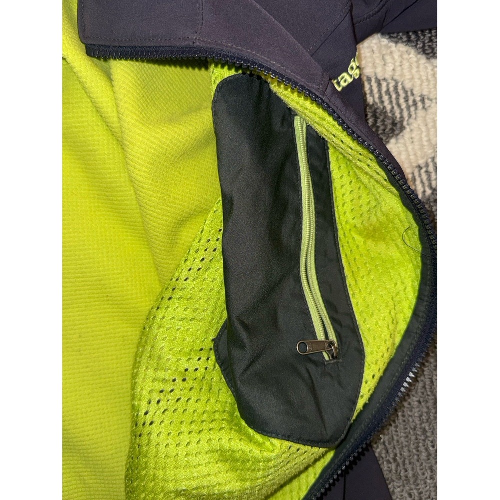 Patagonia Polartec Windbloc Jacket Mens Large Black Gray Softshell Full Zip Adze - Picture 4 of 6